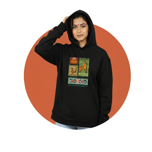 bengali graphic hoodie