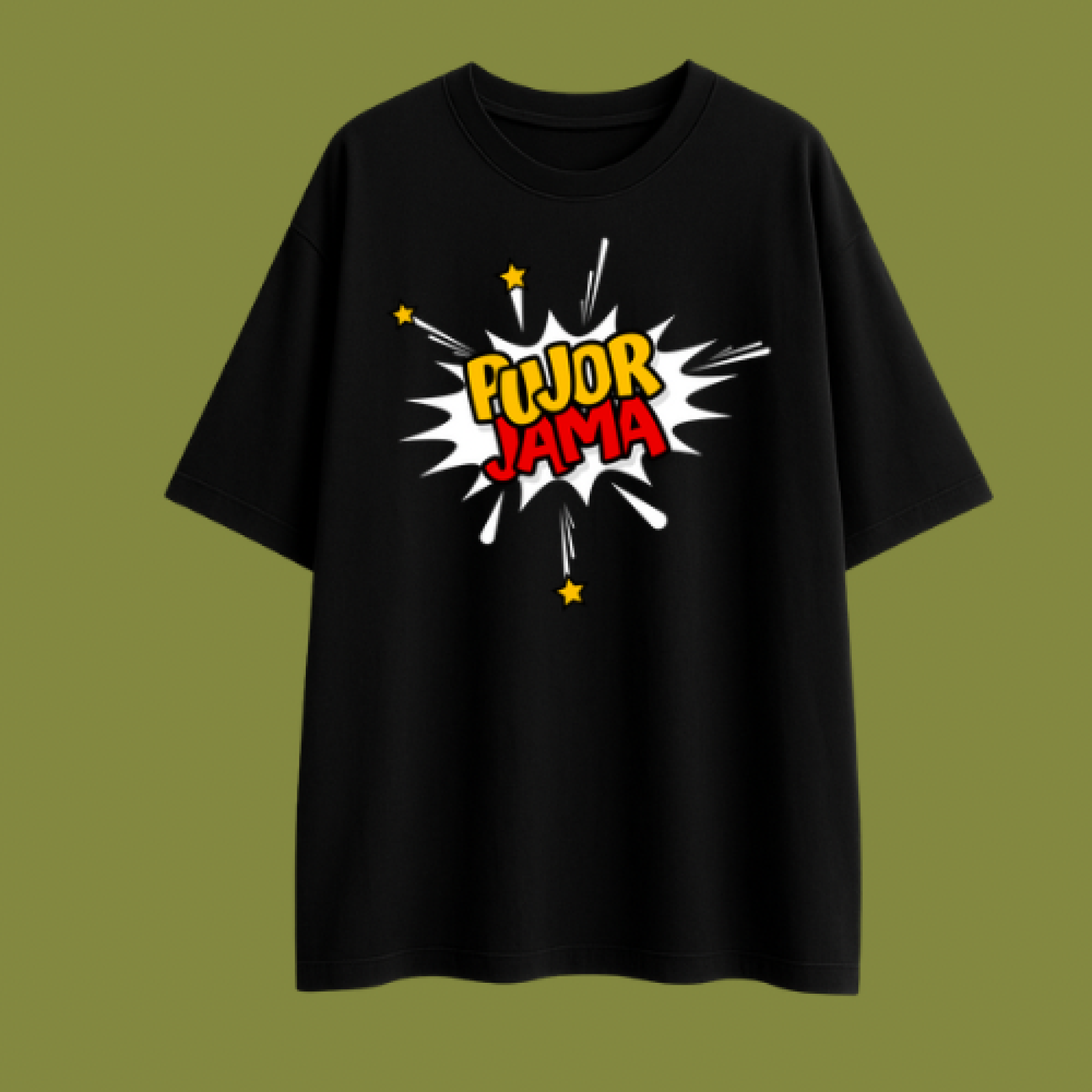 Pujor Jama- Classic Bangla Accessories Oversized Graphic T-shirt